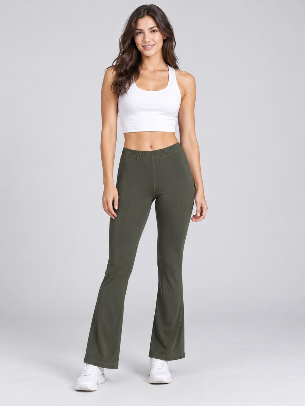 lululemon athletica Olive Green Flare Lounge Pants